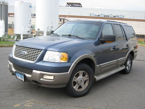 2004 ford expedition eddie bauer edition sport 4 door 4wd blue on tan 5.4 l