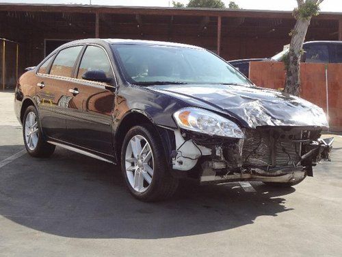 2013 chevrolet impala ltz damaged salvage only 16k miles loaded export welcome!