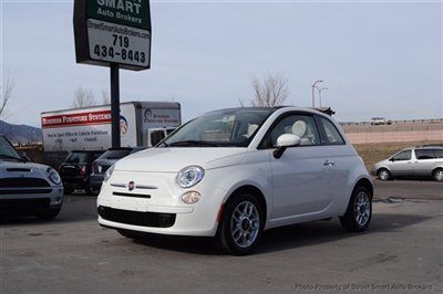 Like new 500 c pop convertible, 1-owner, clean carfax, only 6,143 miles, low res