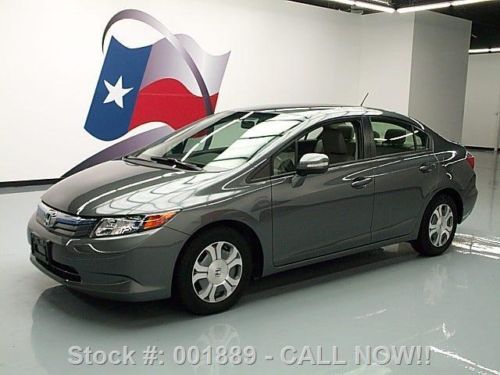 2012 honda civic hybrid htd leather one owner 22k miles texas direct auto