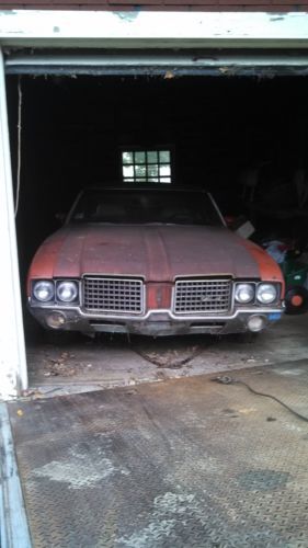 1972 cutlass s 455 auto, ac barn find