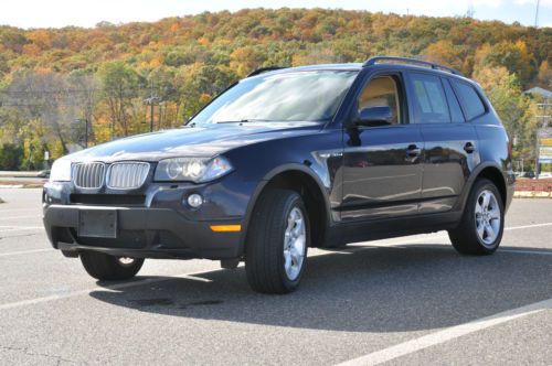 2007 bmw x3 3.0si sport utility 4-door 3.0l no reserve 4x4 clean carfax panorama