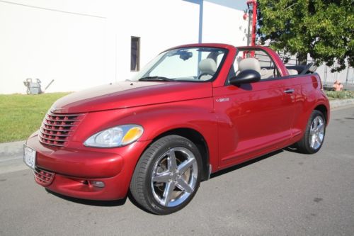 2005 chrysler pt cruiser gt turbo convertible automatic 4 cylinder no reserve