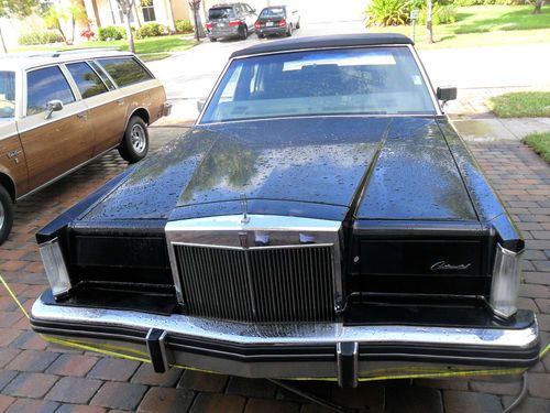 1983 lincoln mark vi one owner black on black excellent condition! drive home!!