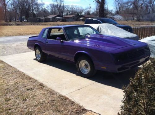 Purple 1981 chevy monte carlo