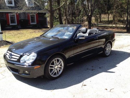 2009 mercedes benz clk350 convertible - excellent condition and low mileage