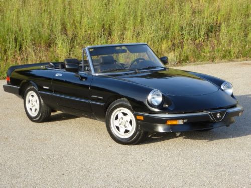 Excellent driving alfa romeo spider veloce with 88k original miles no reserve !