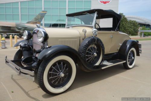 1929 ford model a roadster by shay - rumble seat, ford power - 4-speed - tribute