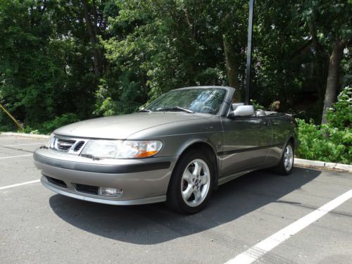 2001 saab 9-3 93 convertible 5 speed manual low miles no reserve !