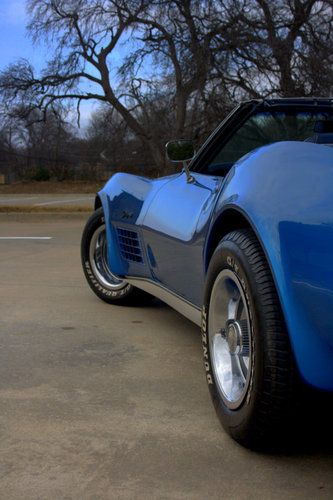1971 corvette numbers matching