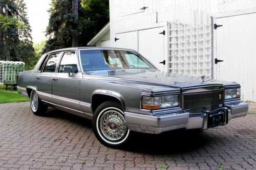 1990 cadillac brougham  5.7 liter **39,288  mile time capsule!!** (no reserve)