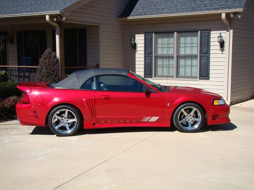 2000 ford mustang saleen convertible sc281, factory supercharged, 1 of 203!