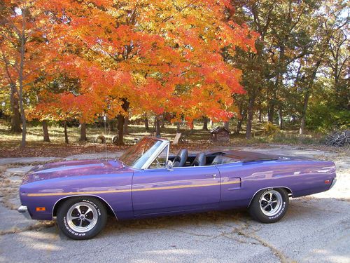 1970 plymouth road runner convertible real rm27 one of 824 produced last year
