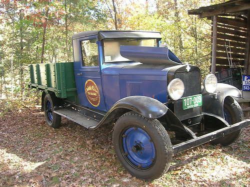 1929 chevy one ton 6 cly , 4 speed ,flate bed