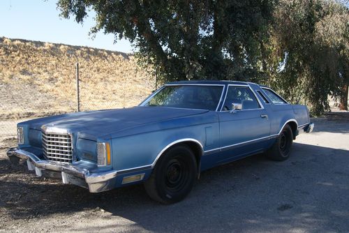 1977 ford thunderbird-no reserve-rare barn find-true american classic muscle car