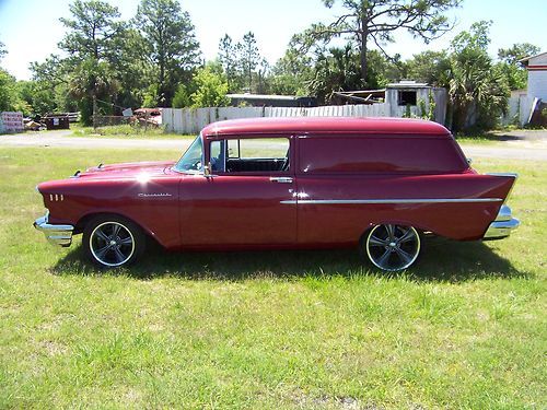 1957 chevy sedan delivery rare very solid  327 ci 4 speed trans paint 2 1/2 year