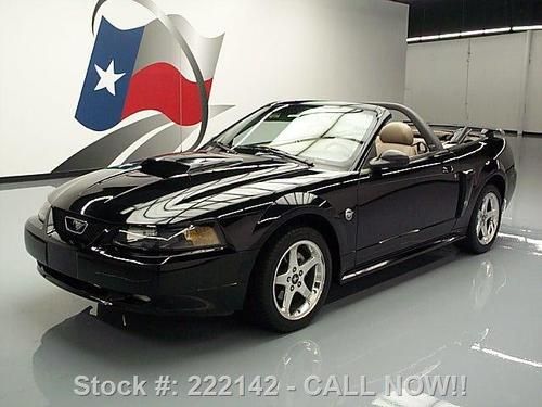 2004 ford mustang gt convertible 5-speed leather 45k mi texas direct auto