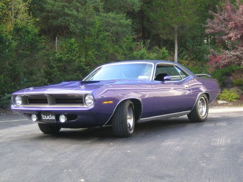 1970 pymouth cuda, 340, 4 speed, all matching numbers