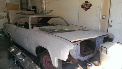 1966 impala sport coupe restoration started all independant suspension dana 44