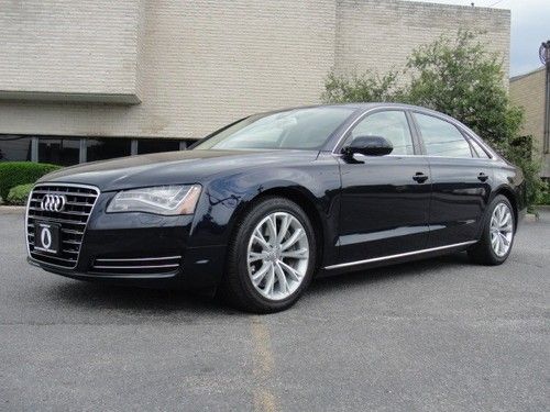 Beautiful 2011 audi a8l 4.2 quattro, warranty, only 16,110 miles, loaded