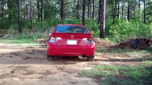 2008 honda civic si low mileage 53k /well maintained/red