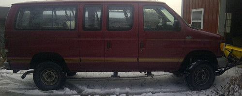 4x4 ford van - quigley - econoline 150 - snowplow