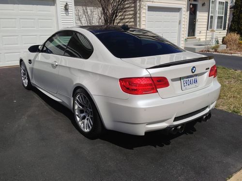 2011 bmw m3 coupe mineral white fox red dct zcp + mods