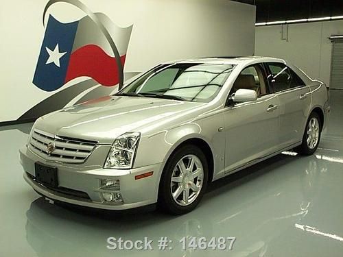 2006 cadillac sts v8 sunroof nav htd leather 44k miles texas direct auto