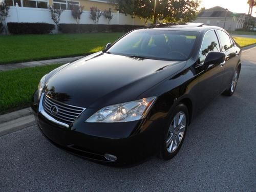 2007 lexus es350..black on black.. 2 owners..no accidents..florida car..like new