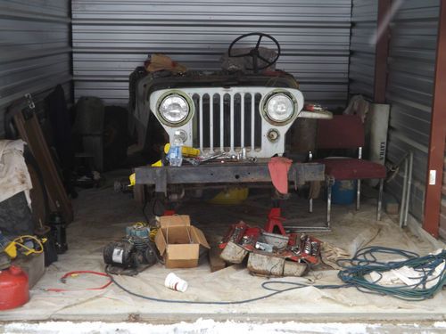 Willys jeep cj restoration started