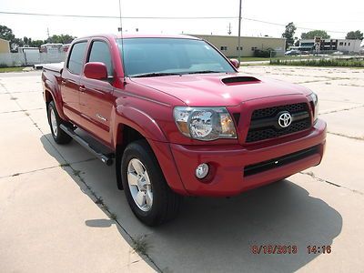 2011 red toyota tacoma 4wd 11,500 miles