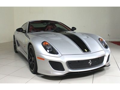 Ferrari approved cpo 599 gto silver serviced with warranty one owner local