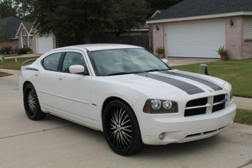 2006 dodge charger r/t 5.7 liter hemi leather navigation 22in wheels low miles!!