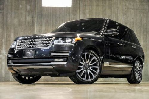 2013 range rover supercharged autobiography! 22 diamond  whls! only 13k miles!