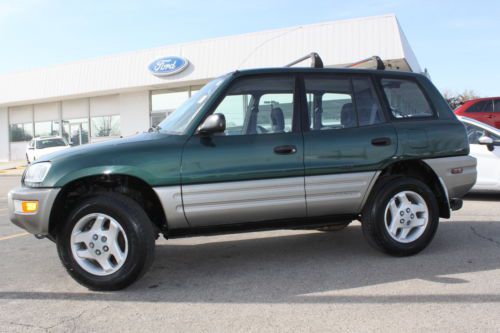 2000 toyota rav4 4dr automatic fwd green low reserve nice suv