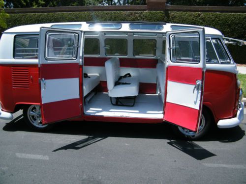 1965 vw bus 21 window rag top