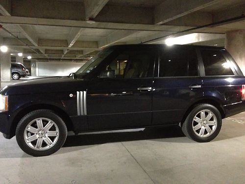 Range rover / land rover full size hse midnight blue