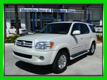 Stunning florida one owner 2006 toyota sequoia limited v8