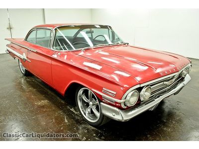 1960 chevrolet impala 350 automatic red on black check it out