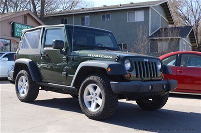 Jeep wrangler rubicon, low reserve, 44,746 miles, 6-speed manual, clean carfax
