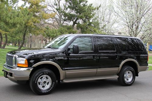 2000 ford excursion limited 7.3l diesel 38k actual miles 1-owner 4x4 no reserve