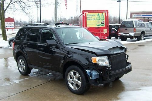 2010 ford escape limited 4x4 repairable salvage leather loaded easy fix