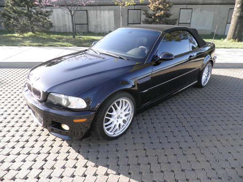 2005 bmw m3 conv 56k loaded theft recovery salvage title runs mint