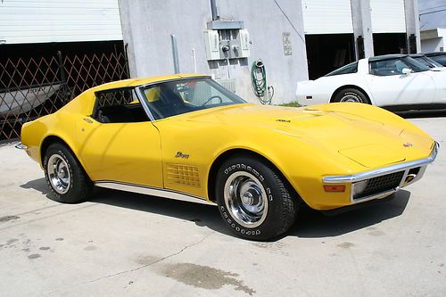 1971 corvette coupe fresh body-on restoration numbers matching 454/365hp 4-speed
