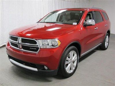 2011 dodge durango crew. navigation one owner local trade low miles clean