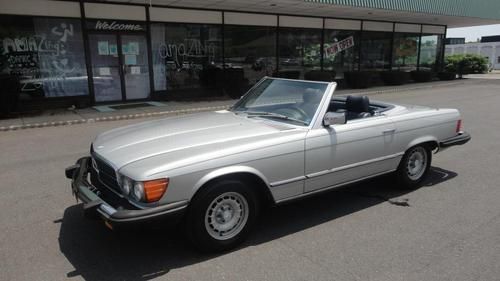 1 owner mercedes-benz roadster convertible very clean low miles  no reserve