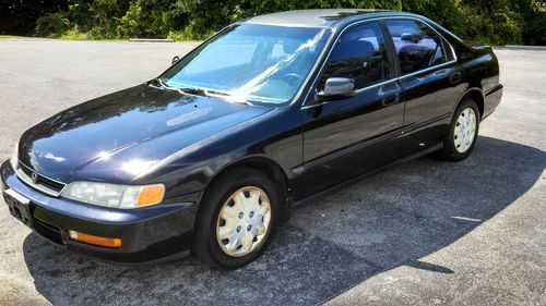 1996 black honda accord lx sedan 4d