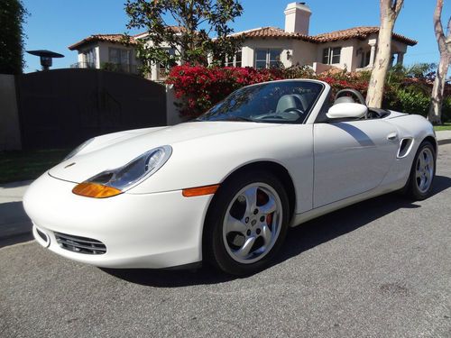 2001 porsche boxster roadster s convertible 3.2l 6 speed manual no reserve