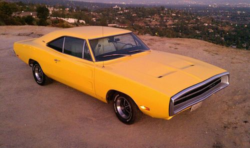 1970 dodge charger 500 - very original, floor console, auto, factory air