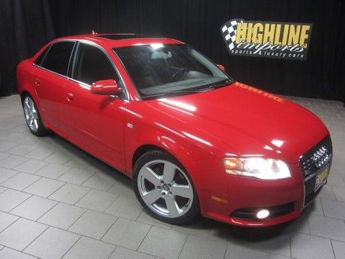2007 audi a4 2.0t quattro, 200-hp turbo, 6-speed manual, s-line sport package!!